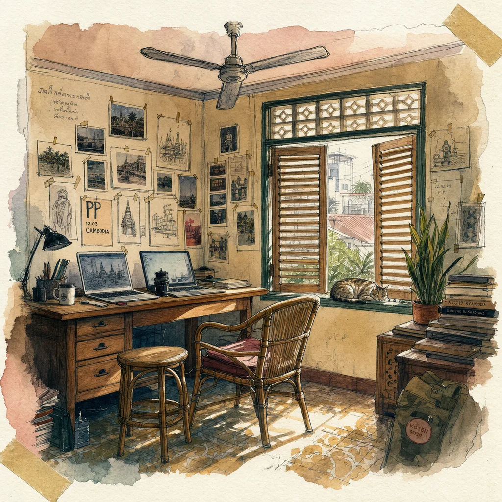 The AheadWorks studio at work in Phnom Penh